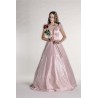 Marizu fashion krásné třpytivé růžové plesové maturitní šaty