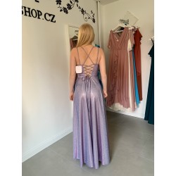 Třpytivé plesové společenské šaty