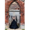 Marizu fashion extravagantní černé maturitní, plesové šaty ve stylu gotika