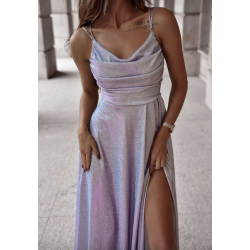 Třpytivé plesové společenské šaty