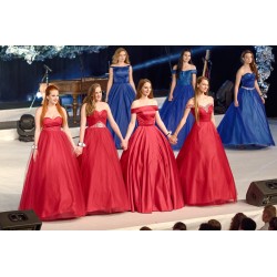 Marizu fashion vínově červené maturitní, plesové, společenské tylové šaty s bohatě zdobeným páskem